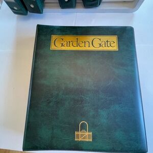 Garden Gate Magazine Binder Green 2005 Iss. 61,62,64,65,66 Gardening Collection